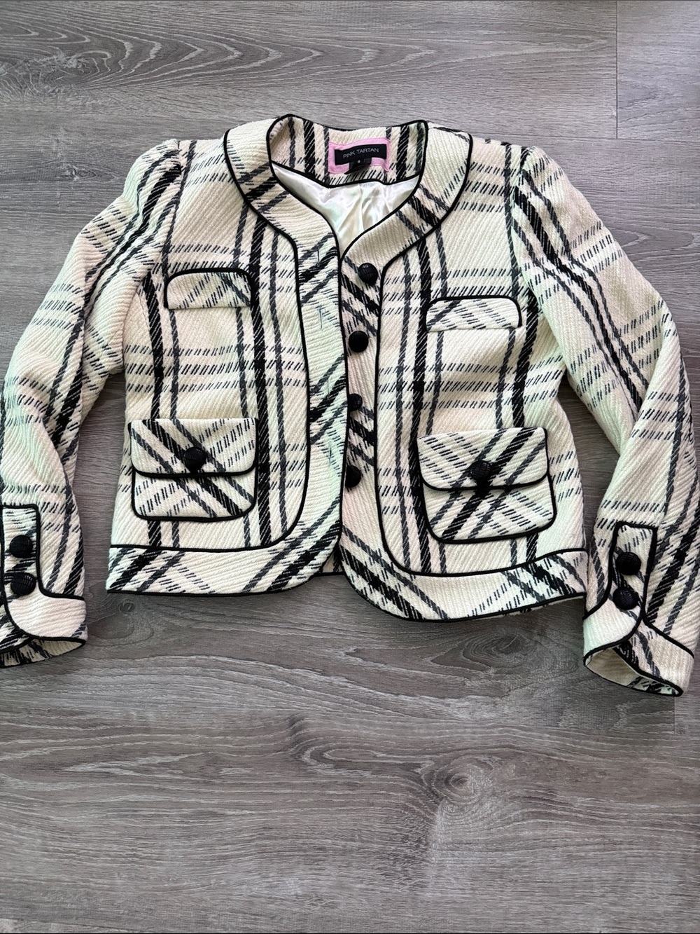Pink Tartan Blazer